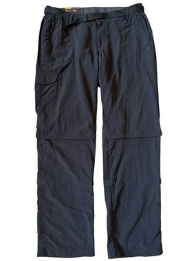 Karrimor Aspen Zip Off Hiking Pants Convertible Cargo Black NWT US 10 Travel
